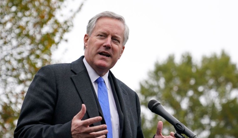 The Wall Street Journal: Mark Meadows, Trump’s former chief of staff, subpoenaed by special counsel